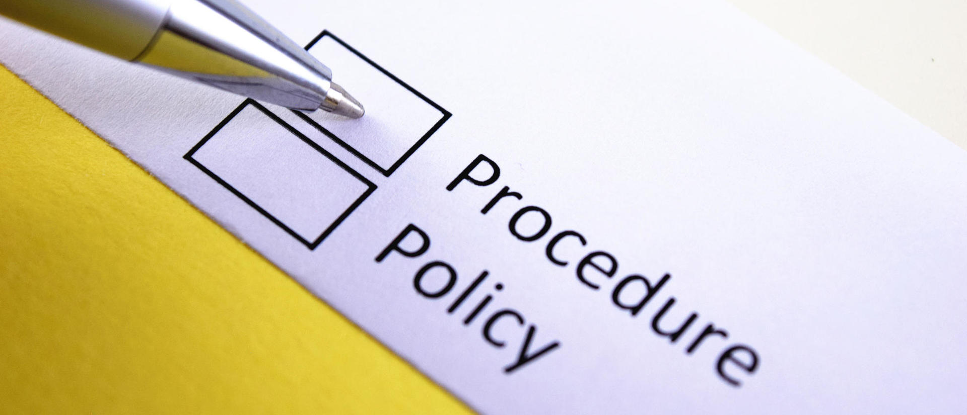 Policy & Procedures